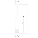 Подвесной светильник Eurosvet Tony DLN108 GU10 черный/золото