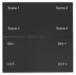 Беспроводная смарт панель-выключатель iLedex Vision SP 48V-4-BK