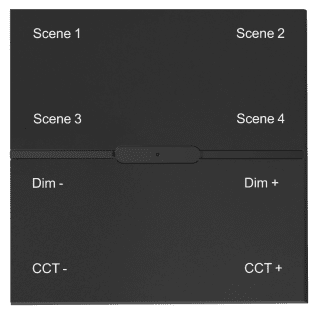 Беспроводная смарт панель-выключатель iLedex Vision SP 48V-4-BK
