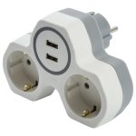 Разветвитель сетевой 2-местный Stekker 32872