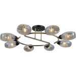 Люстра на штанге Illumico IL0300-8CSQ-79 BK AB