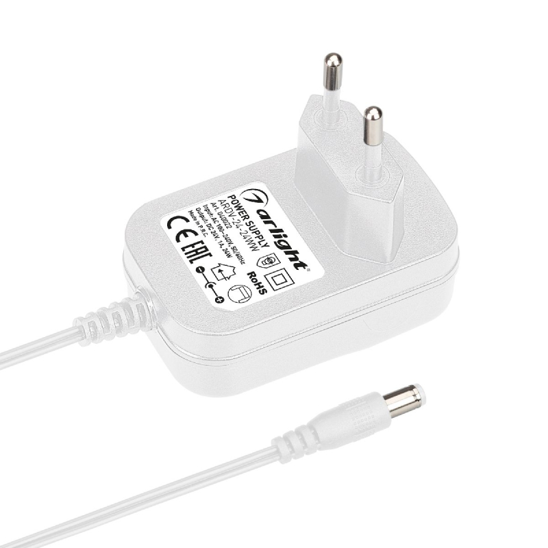 Блок питания Arlight ARDV-24-24WW 24V, 1A, 24W 040022 Блок питания Arlight ARDV-24-24WW 24V, 1A, 24W 040022