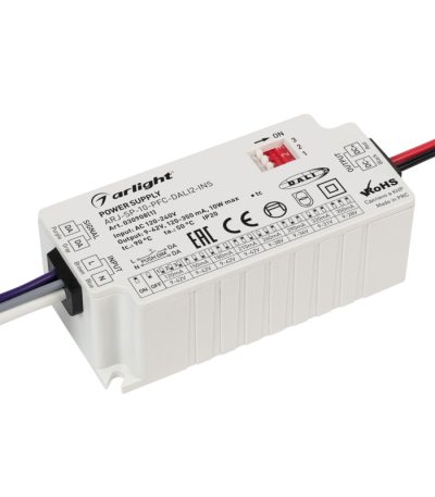 Блок питания Arlight ARJ-SP-10-PFC-DALI2-INS (10W, 9-42V, 0.12-0.35A) 030908(1)
