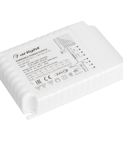 Блок питания Arlight ARJ-SP-50-PFC-1-10V-DALI2-PD (50W, 700-1400mA) 025124(1)
