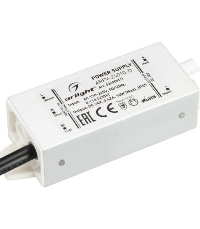 Блок питания Arlight ARPV-24010-D (24V, 0.42A, 10W) 026909(1)
