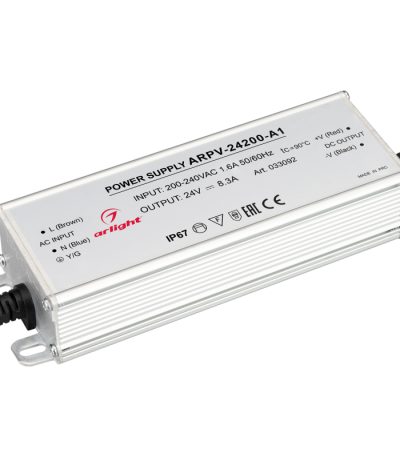 Блок питания Arlight ARPV-24200-A1 (24V, 8.3A, 200W) 033092
