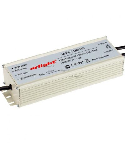 Блок питания Arlight ARPV-LG05150-PFC (5V, 30.0A, 150W) 015755