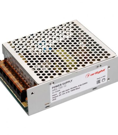 Блок питания Arlight ARS-100-12 (12V, 8.3A, 100W) 023608