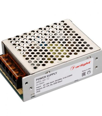Блок питания Arlight ARS-60-12 (12V, 5A, 60W) 025331