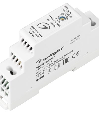 Блок питания Arlight ARV-DR15-24 (24V, 0.63A, 15W) 031084