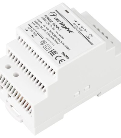 Блок питания Arlight ARV-DR60-24 24V 60W IP20 2,5A 031086