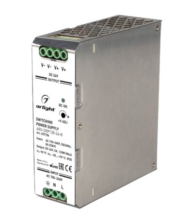 Блок питания Arlight ARV-DRP120-24-B (24V, 5A, 120W) 037156