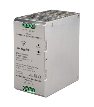 Блок питания Arlight ARV-DRP240-PFC-48 (48V, 5A, 240W) 044599