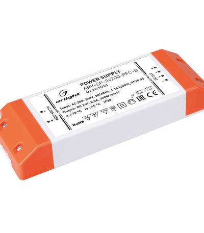 Блок питания Arlight ARV-SP-24200-PFC-B (24V, 8.3A, 200W, IP20) 022922(2)