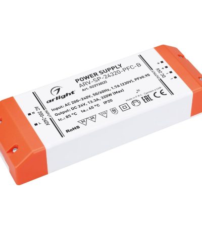 Блок питания Arlight ARV-SP-24320-PFC-B (24V, 13.3A, 320W, IP20) 023730(2)
