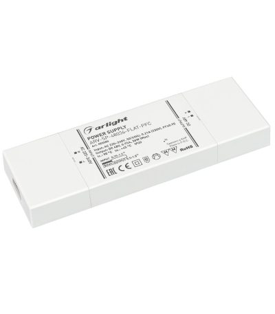 Блок питания Arlight ARV-SP-48036-FLAT-PFC (48V, 0.75A, 36W) 052080