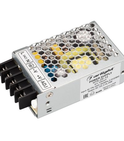 Блок питания Arlight HTS-25-12 (12V, 2.1A, 25W, IP20) 034449