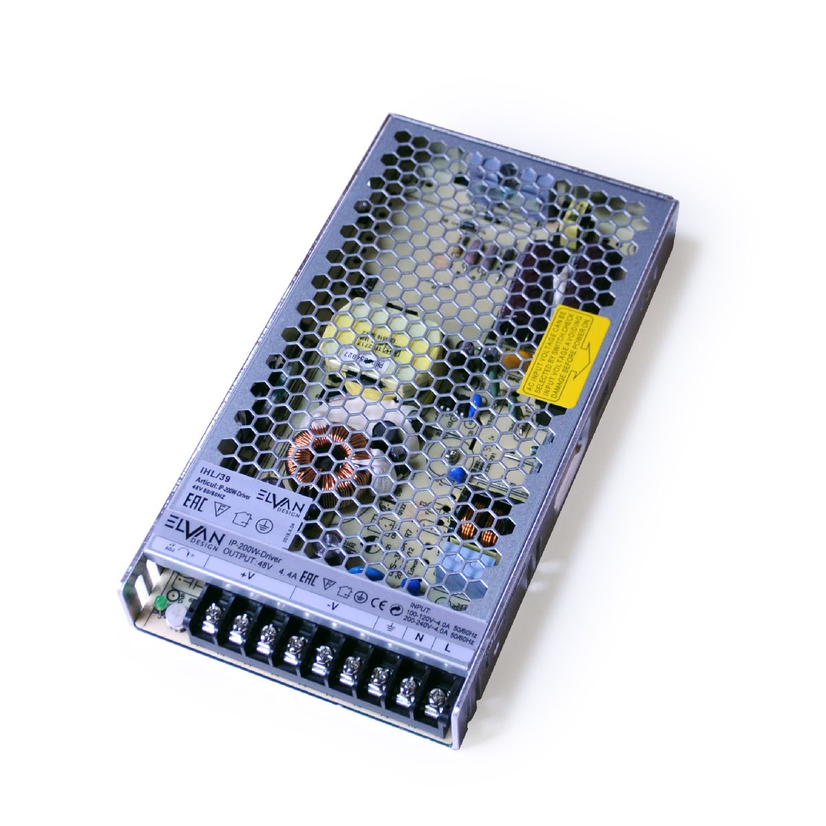 Блок питания Elvan 200Вт DC48В 4.4А IP-200W-Driver Блок питания Elvan 200Вт DC48В 4.4А IP-200W-Driver