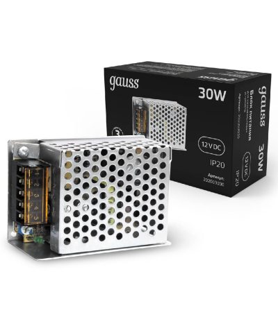 Блок питания Gauss Led Strip PS 12V 30W IP20 4A 202003030