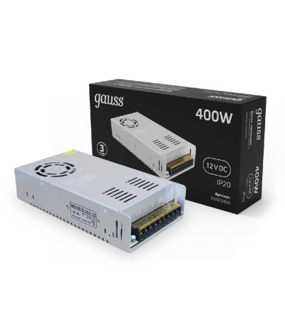 Блок питания Gauss Led Strip PS 12V 400W IP20 40A 202003400
