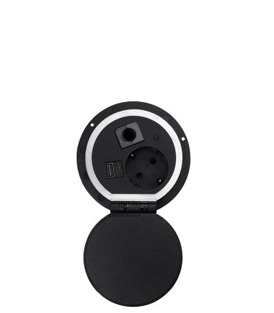 Блок розеток 51 (1 секция и 2 USB) Mebax 00-00000828