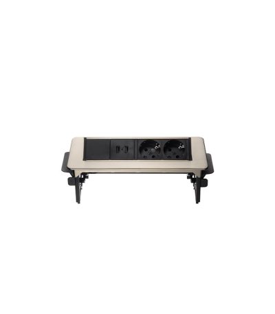 Блок розеток 47 (2 секции и 2 USB) Mebax 00-00000830