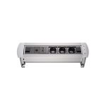Блок розеток МХ-107 (3 секции, 2 USB и RJ-45) Mebax 00-00001185