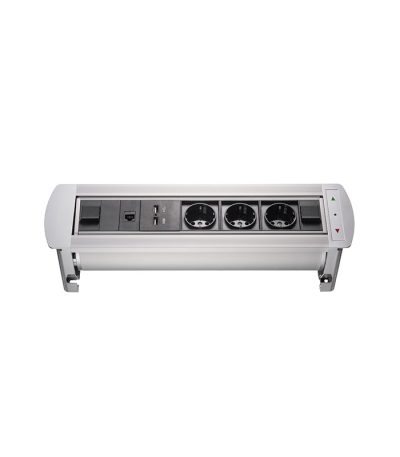Блок розеток МХ-107 (3 секции, 2 USB и RJ-45) Mebax 00-00001185