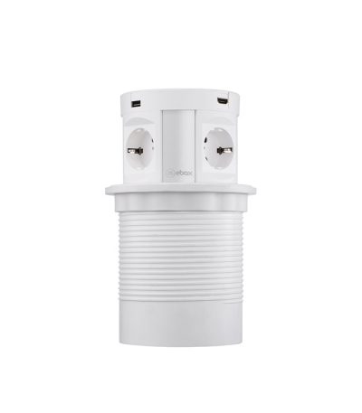 Блок розеток 107J (4 секции, 2 USB и 2 HDMI) Mebax 00-00001170