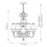 Подвесная люстра Hinkley Plantation HK-PLANT7-PZ