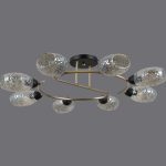 Люстра на штанге Illumico IL0300-8CSQ-79 BK AB