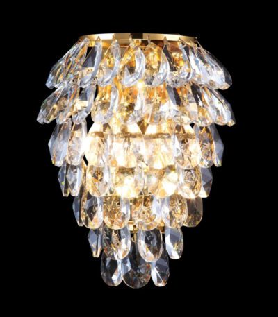 Бра Crystal Lux Charme CHARME AP3 GOLD/TRANSPARENT