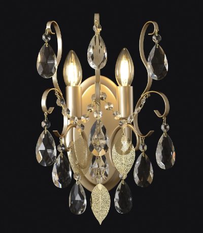 Бра Crystal Lux ESMIRALDA AP2 GOLD