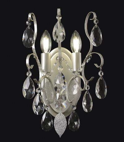 Бра Crystal Lux ESMIRALDA AP2 SILVER