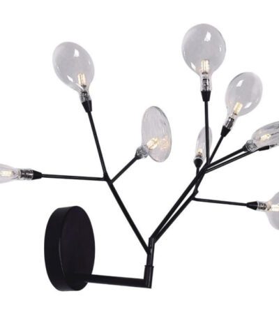 Бра Crystal Lux Evita AP9 BLack/Transparent