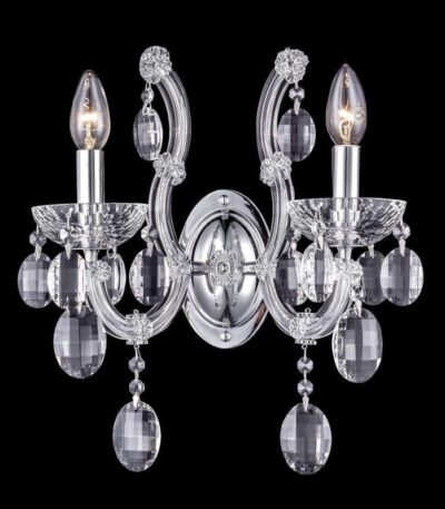 Бра Crystal Lux Hollywood AP2 Chrome