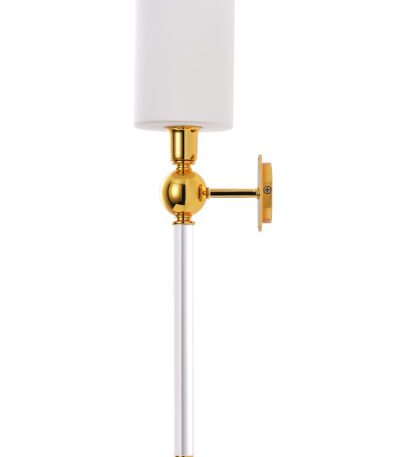 Бра Crystal Lux MIRABELLA AP1 GOLD/WHITE