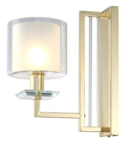 Бра Crystal Lux Nicolas AP1 Gold/White