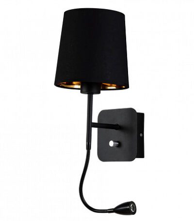 Бра Crystal Lux Pablo AP2 Black/Black-Gold