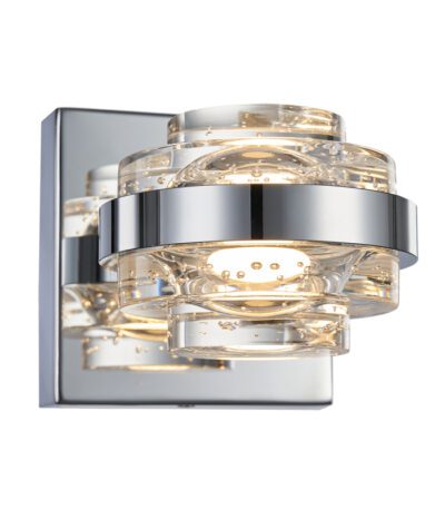 Бра Delight Collection MD22030002 MB22030002-1A chrome/clear