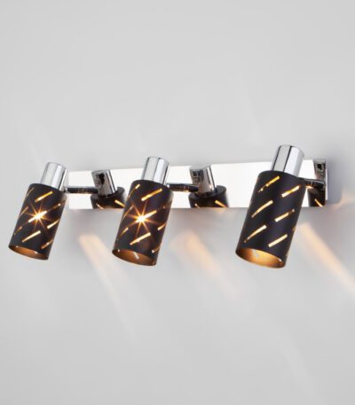 Бра Eurosvet 20090/3 черный/хром