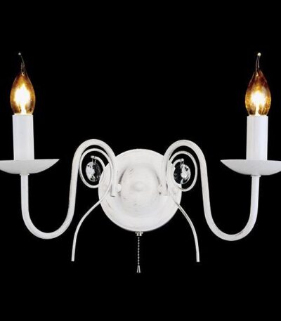 Бра Eurosvet 60018/2 белый с золотом