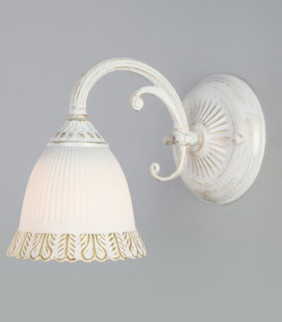 Бра Eurosvet 60107/1 белый с золотом