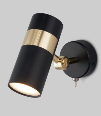 Бра Eurosvet Viero 20096/1 черный/золото