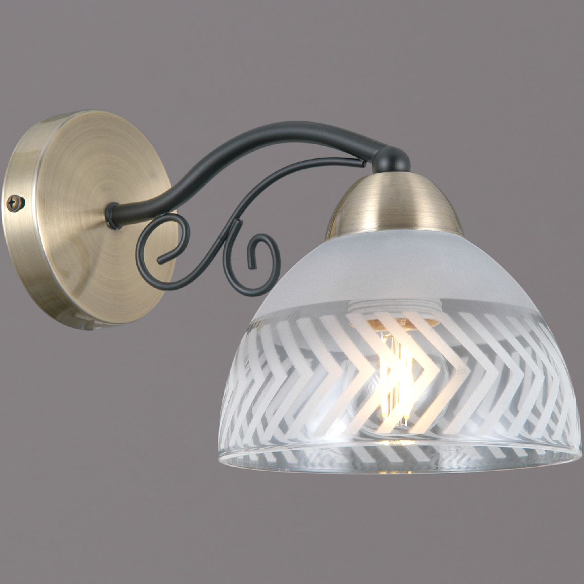 Бра Illumico IL0435-1WSQ-24 BK AB SPICA Бра Illumico IL0435-1WSQ-24 BK AB SPICA