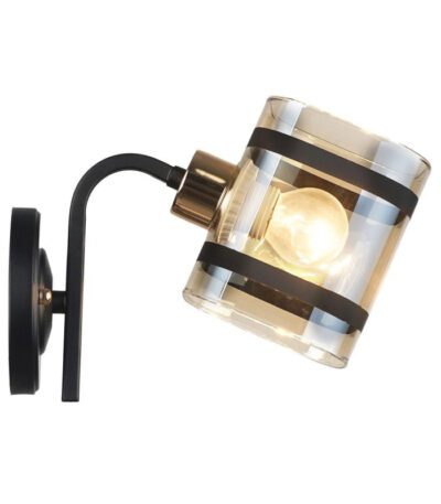 Бра IMEX MD.4060-1-W BK+FGD