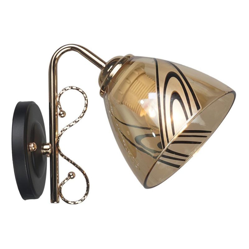 Бра IMEX MD.4077-1-W FGD+BK Бра IMEX MD.4077-1-W FGD+BK