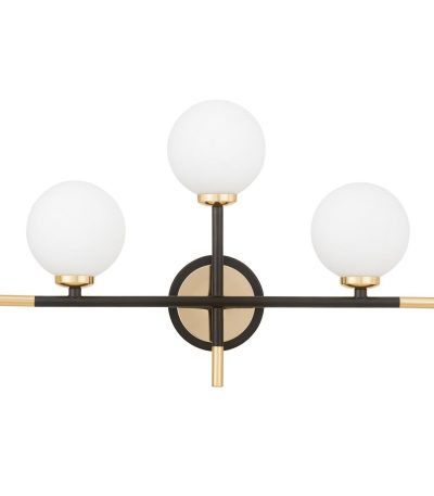 Бра Lumina Deco Marsiada LDW 6033N-3 BK+F.GD