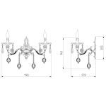 Бра Bogates Wonderful 276/2 Strotskis