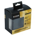Терморегулятор Wi-Fi (механизм) Stekker Эмили RSW00-5119-05 250В 3500Вт черный уголь, soft touch 50377 Терморегулятор Wi-Fi (механизм) Stekker Эмили RSW00-5119-05 250В 3500Вт черный уголь, soft touch 50377